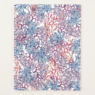 Unterwasser-Aquarell-Zusammensetzung Reihe Design Planer