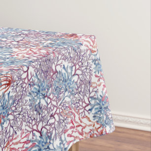 Unterwasser-Aquarell-Zusammensetzung Reihe Design Tischdecke