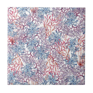Unterwasser-Aquarellkomposition Serie Design 5 Fliese