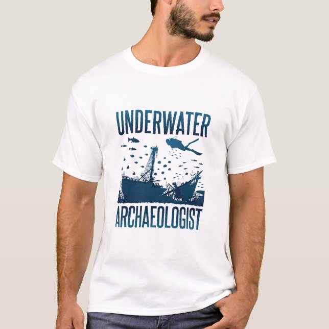 Unterwasser-Archäologe T-Shirt (Vorderseite)