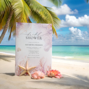 Unterwasser   Brautparty an der Küste Einladung