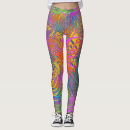 "Unterwasser" farbige Leggings