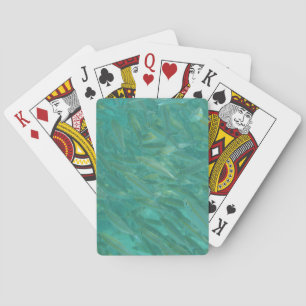 Unterwasser-Foto Spielkarten