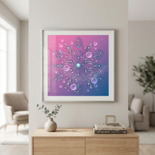 Unterwasser Glänzend Elegant Luxuriös Königliches  Poster
