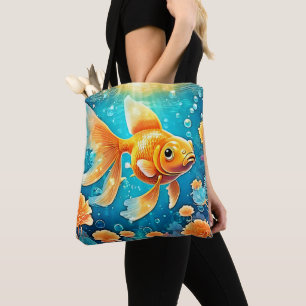 Unterwasser-Goldfish-Kunst Tasche