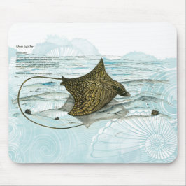 Unterwasser-Graceful handgemalt Verzierter Adlerst Mousepad