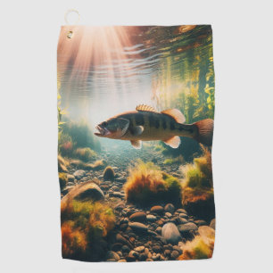 Unterwasser-Großmutterbass Golfhandtuch