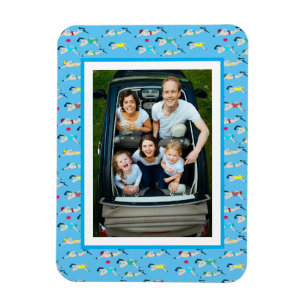 Unterwasser-Hockey-Design-Foto Magnet
