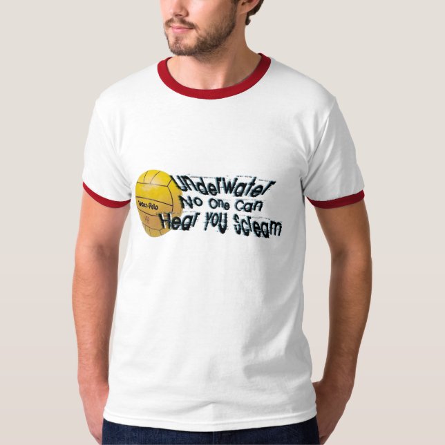 Unterwasser kann niemand Sie hören zu schreien T-Shirt (Vorderseite)