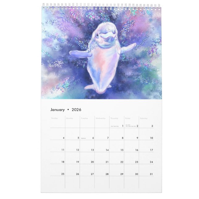 Unterwasser-Lebensskalender Wunderschönes Weltbild Kalender (Jan 2026)