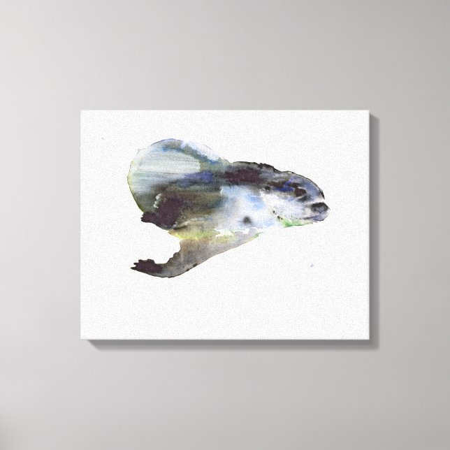 Unterwasser Leinwanddruck (Vorderseite)