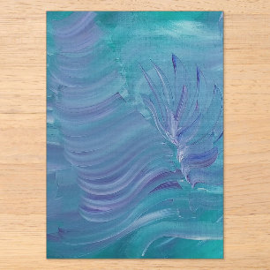 Unterwasser-Magie Einzigartige Farbige Abstrakte K Acryleinladungen