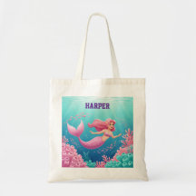 Unterwasser-Meerjungfrau Tote-Tasche