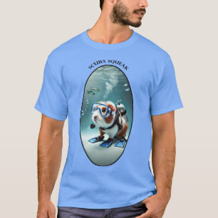 Unterwasser-SCUBA Tauchen Guinea Schweinchen mit T T-Shirt