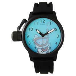 Unterwasser-Scuba Westie Wrist Watch Armbanduhr