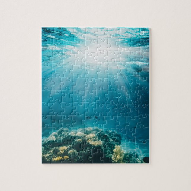 Unterwasser unter Meereswasser (Vertikal)