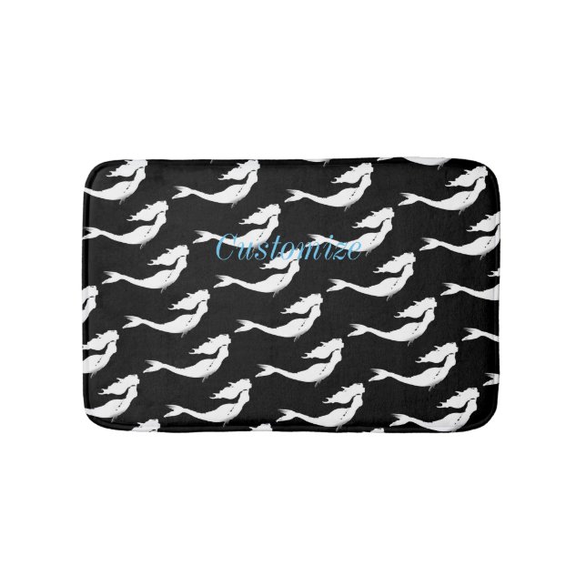 Unterwasser Weißmedaille schwimmen Thunder_Cove Badematte (Vorderseite)
