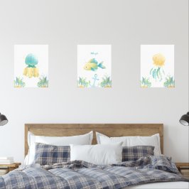 Unterwasser-Whimsy individuell einstellbar Bilderwand Sets