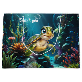 Unterwasserabenteuer mit der fröhlichen Schildkröt Große Geschenktüte