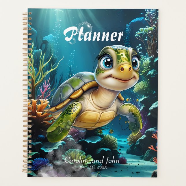 Unterwasserabenteuer mit der fröhlichen Schildkröt Planer (Vorderseite)