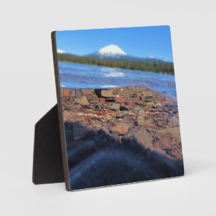 Unterwasseransicht Little Lava Lake, Oregon Fotoplatte