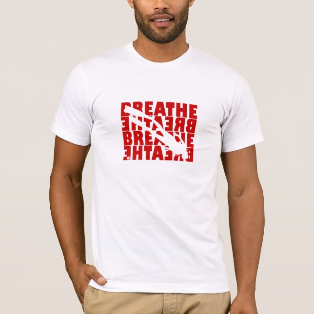 Unterwasseratemgerät atmen T-Shirt (Vorderseite)