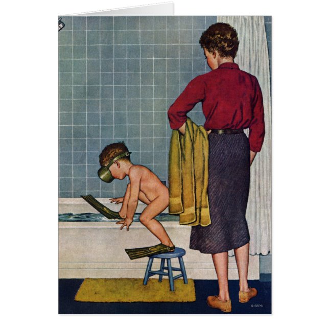 Unterwasseratemgerät in der Wanne (Vorne)