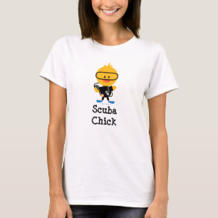 Unterwasseratemgerät-Küken-Trägershirt T-Shirt