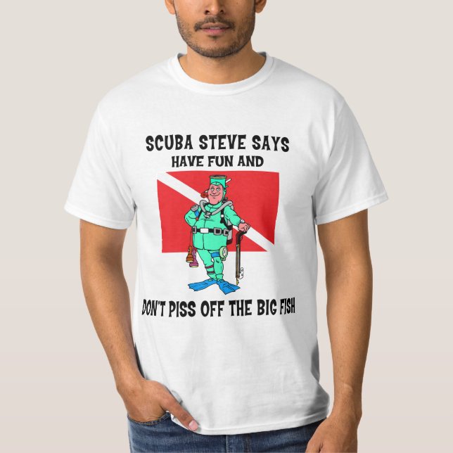 UNTERWASSERATEMGERÄT Steve-T - Shirt (Vorderseite)