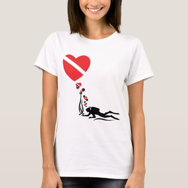 UNTERWASSERATEMGERÄT T - Shirt (Vorderseite)