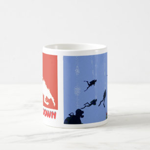 UNTERWASSERATEMGERÄT-Taucher-Tasse Kaffeetasse