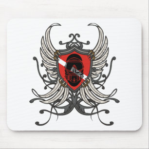 UNTERWASSERATEMGERÄT-WAPPEN MOUSEPAD