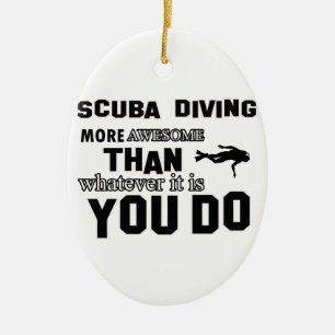 Unterwasseratemgerättauchen fantastischer keramik ornament