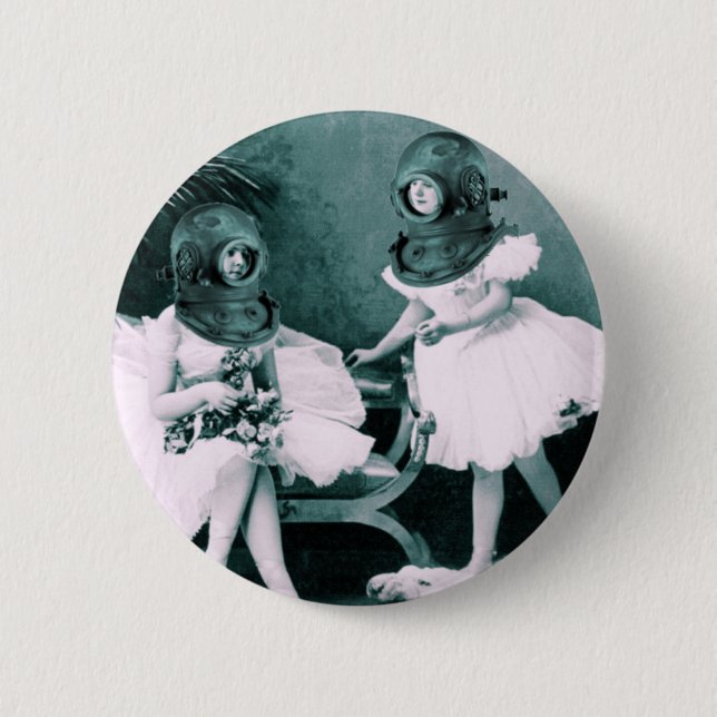 Unterwasserballett Button (Vorderseite)