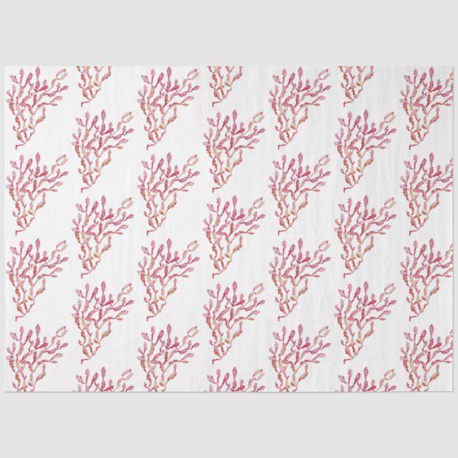 Unterwasserfarben-MeerShell-Serie Design 33 Seidenpapier (Vorderseite)