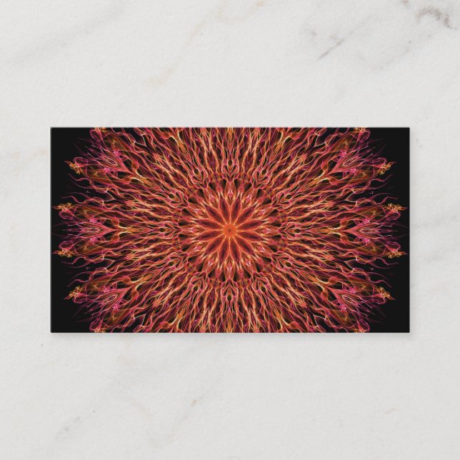 Unterwasserfeuerkaleidoskop Visitenkarte (Vorderseite)