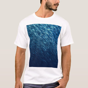 Unterwasserfischschule Abstrakt T-Shirt