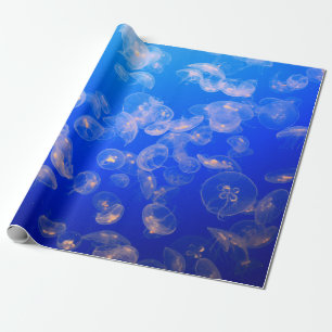 UNTERWASSERFOTOGRAFIE VON JELLYFISH GESCHENKPAPIER