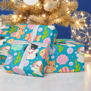 Unterwasserfreunde (BITTE UNTEN LESEN) Geschenkpapier