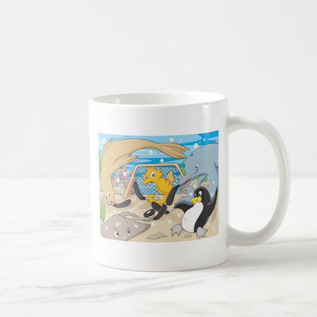 UnterwasserHockey durch Tiere Kaffeetasse (Rechts)