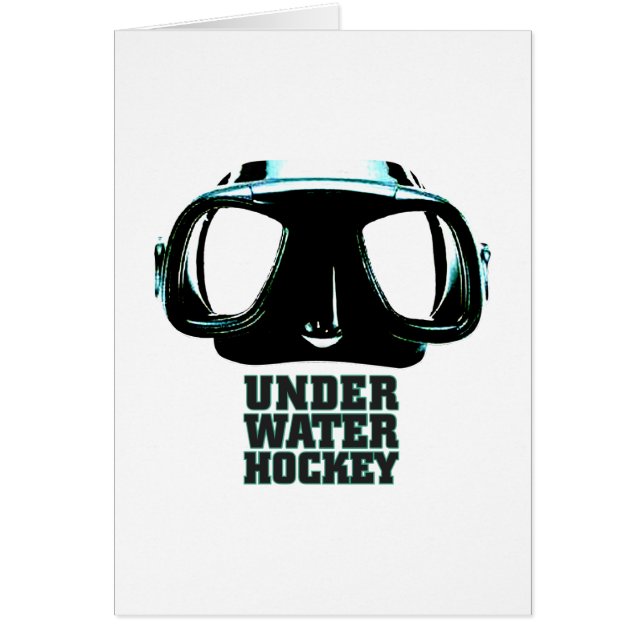 UnterwasserHockey-faltende Karte (Vorne)