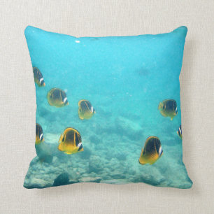 Unterwasserkissen aus Tropenfisch Kissen