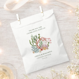 Unterwasserkorallen Muscheln Paare Dusche Geschenktütchen