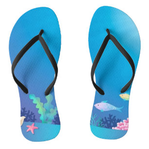 Unterwasserkorallenriff Flip Flops