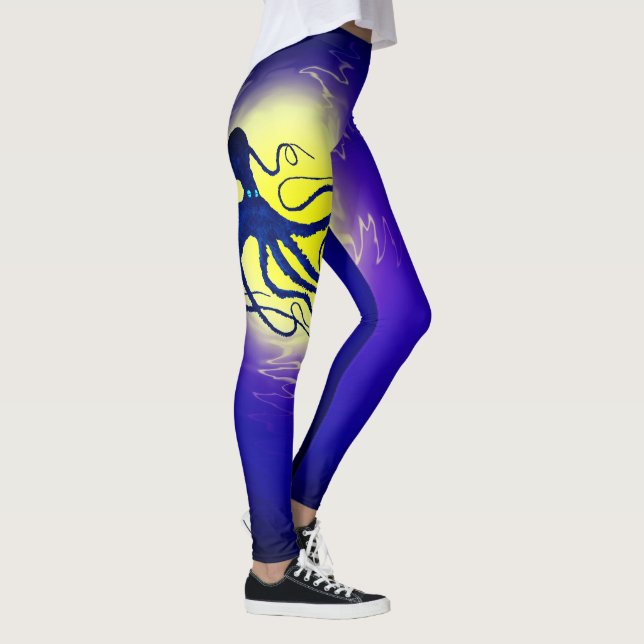 Unterwasserkrake - Leggings (Rechts)