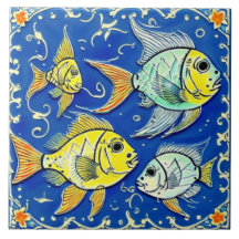 Unterwasserleben Traditionelle Keramik Kunst Nr. 2
