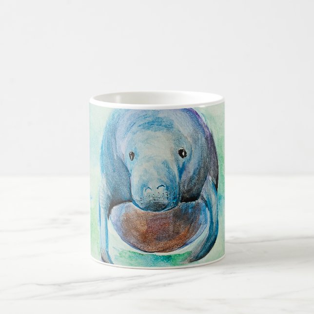 Unterwassermanatee Kaffeetasse (Mittel)