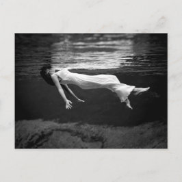 Unterwassermode-Fotografie Postkarte