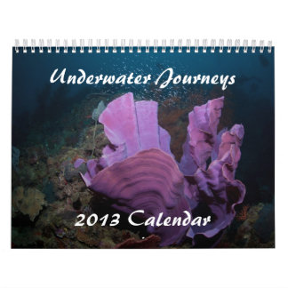 Unterwasserreise-Meeresflora und -fauna-Kalender Kalender
