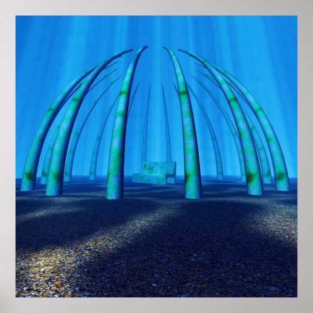 Unterwasserruheplatz Poster (Vorne)